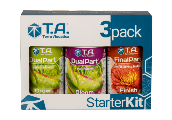 GHE Terra Aquatica TRIPACK FLORA SOFT TriPart DUO / DUAL - sett med 3 gjødsel for mykt vann