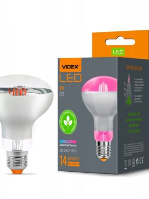 Grow Videx LED-pære E27 9W vekstlys for planter