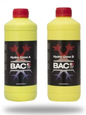 BAC Hydro Grow A+B 2x1L Topflower for vekst: to-komponent gjødsel