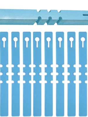 Herbgarden Plant Wrap Tags Blue- planteetikett 2x21cm -20stk