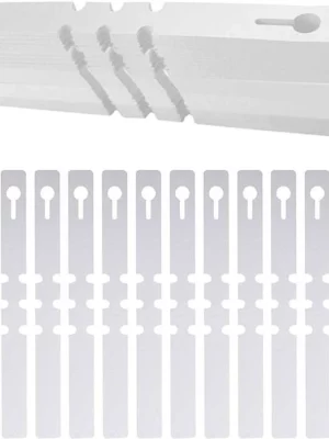 Herbgarden Plant Wrap Tags White - planteetiketter 2x21cm -20stk