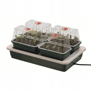Garland oppvarmet propagator med 4 brett 37x22 x18,5 cm