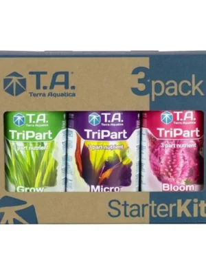 GHE Terra Aquatica TRIPACK FLORA SOFT TriPart - gjødselsett for mykt vann