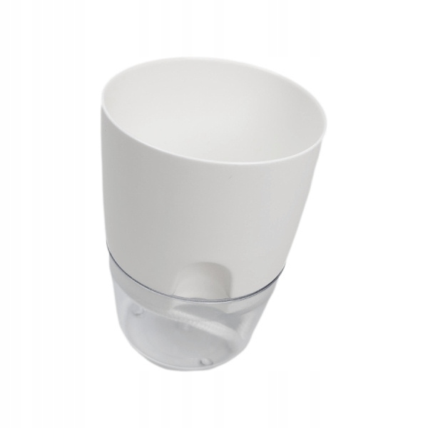 Selvvanningspotter 8,2 cm hvit