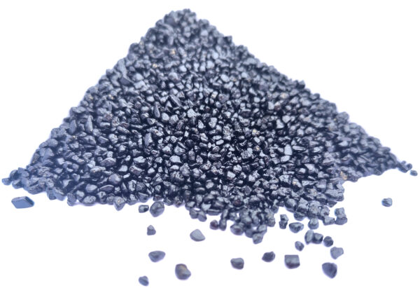 Svart kvarts-keramisk grus 2–4 mm