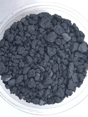 Svart vulkansk lavastein 2–8 mm