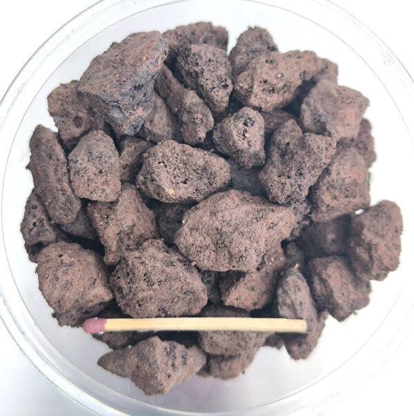 Brun vulkansk lavastein 8-16mm