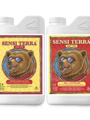Advanced Nutrients Sensi Terra Part One & Two 2x1L – komplett næringssett for vekst og blomstring