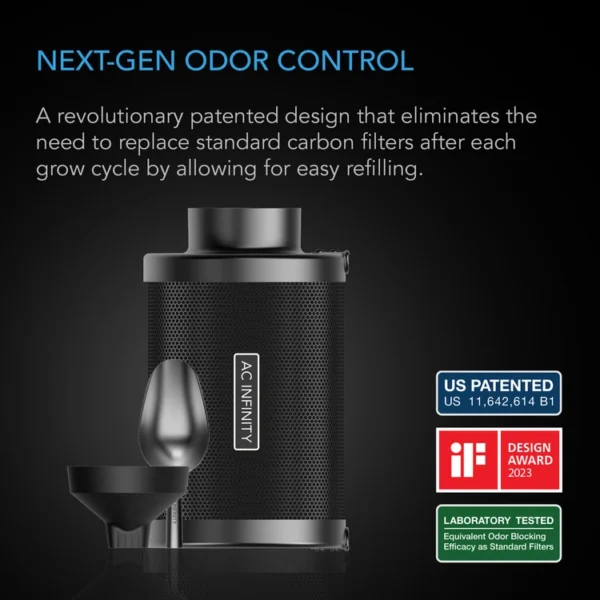 pol_pl_Zestaw-uprawowy-growbox-AC-Infinity-120x120x200cm-gotowy-zestaw-do-uprawy-z-wentylacja-filtrem-i-lampa-IONFRAME-EVO6-500W-3-14-umol (4) AC Infinity CloudLab 844 Growbox 120x120x200 – Komplett dyrkesett med LED 500W, ventilasjon og smartkontroll