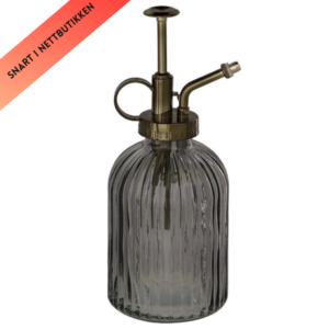 Esschert Design plantesprøyte i glass 300 ml – Ribbet Esschert Design plantesprøyte i glass 300 ml – Ribbet